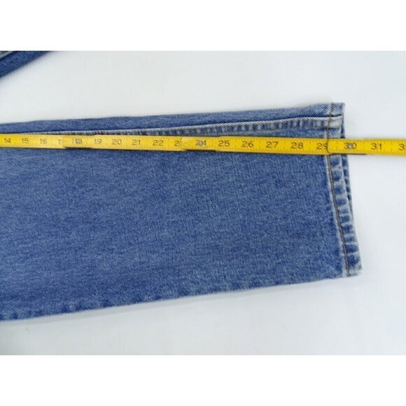 Levi's 550 Relaxed Tapered Leg Mens Jeans 36x30 USA Made Denim Blue Med Wash - Picture 9 of 10